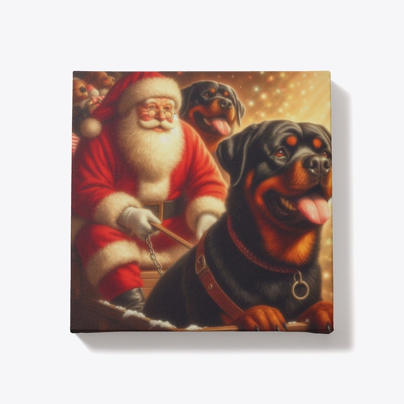 Rottweilers Santa