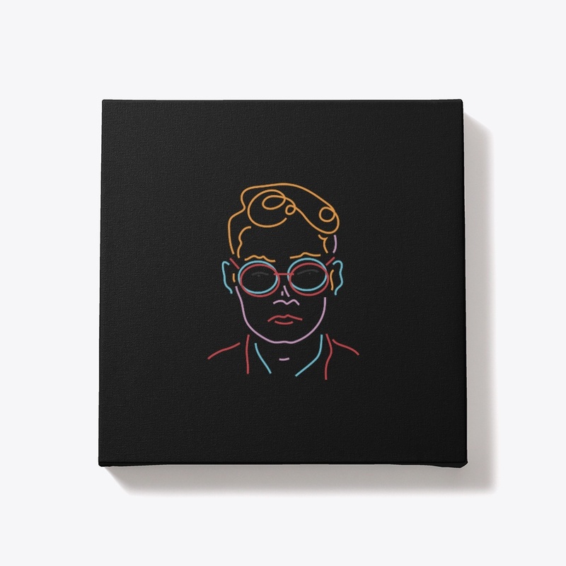 portrait with glasses