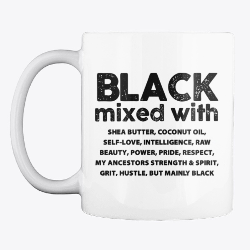 Black Mixed With Shea Butter Coconut Oil