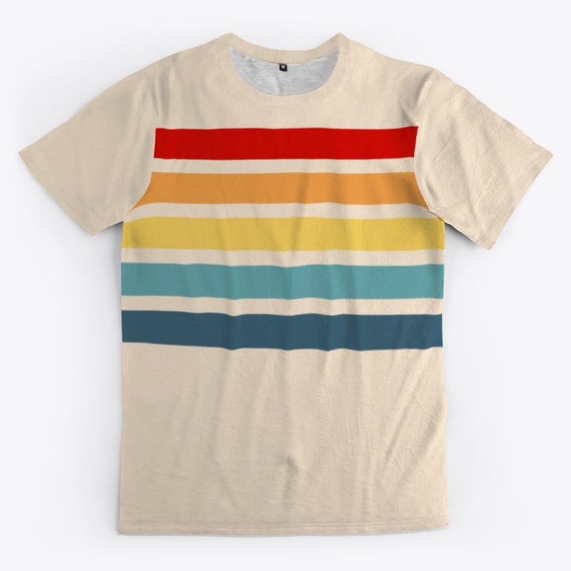 Takaakira Abstract Retro Stripes