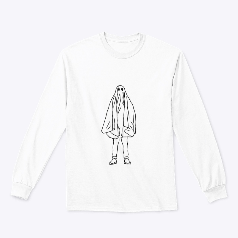 Large Icon Ghostie Black on White