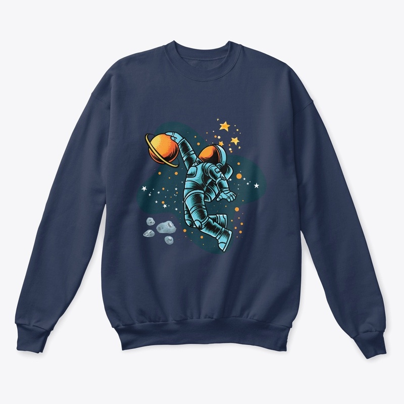 Astronaut Galaxy Basketball 