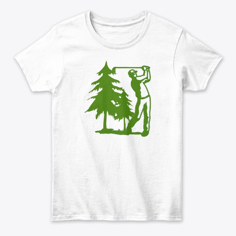 Golfer and Tree