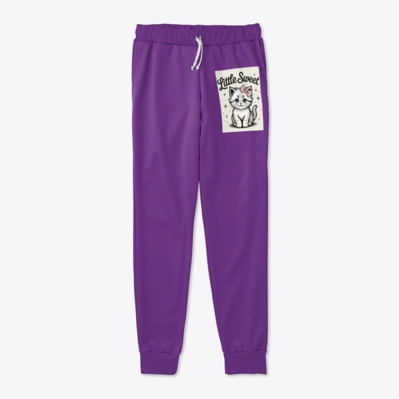 Little Sweet Cute Cat Design Sports. 