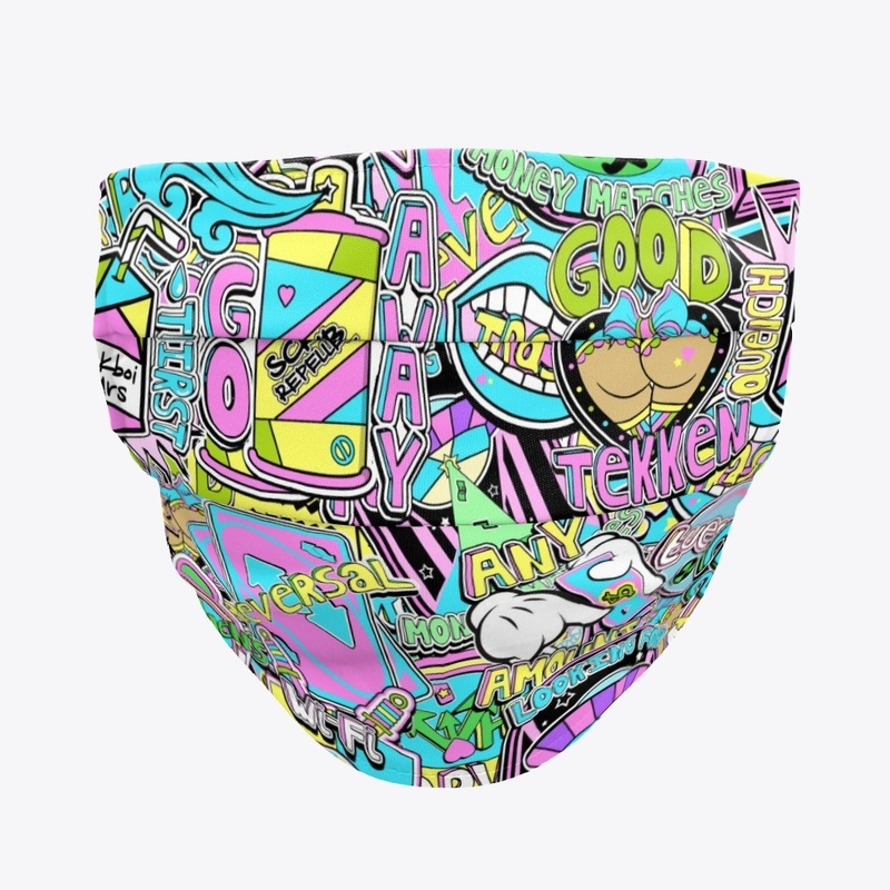 Magic Pixel Anniversary Print Mask