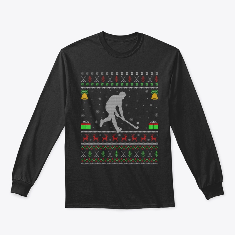 FIELD HOCKEY SPORTS LOVER XMAS UGLY FIEL