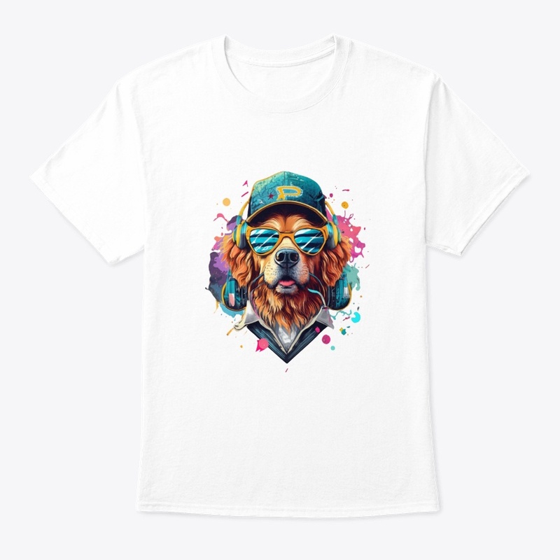 Paws and Play: Groovy Dog DJ Tee 🐾🎧