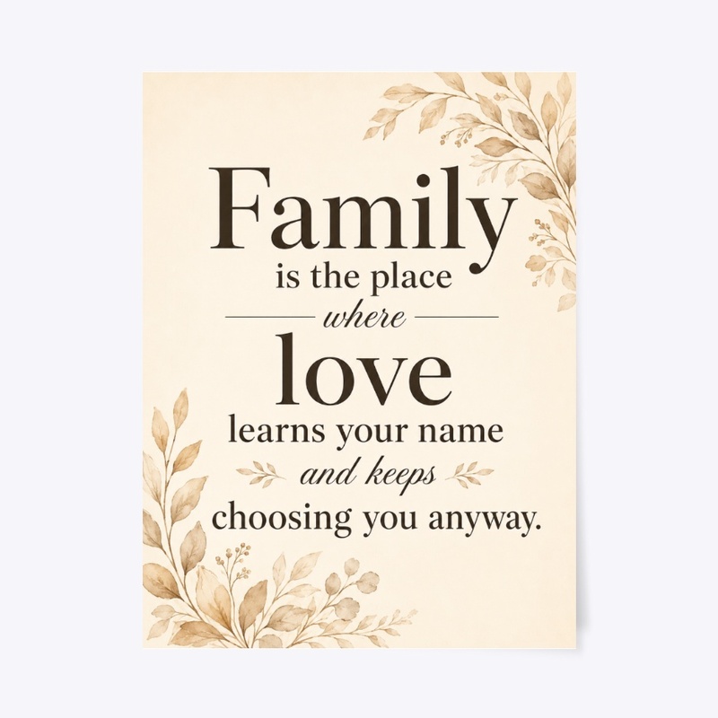 Love Learns Your Name Print