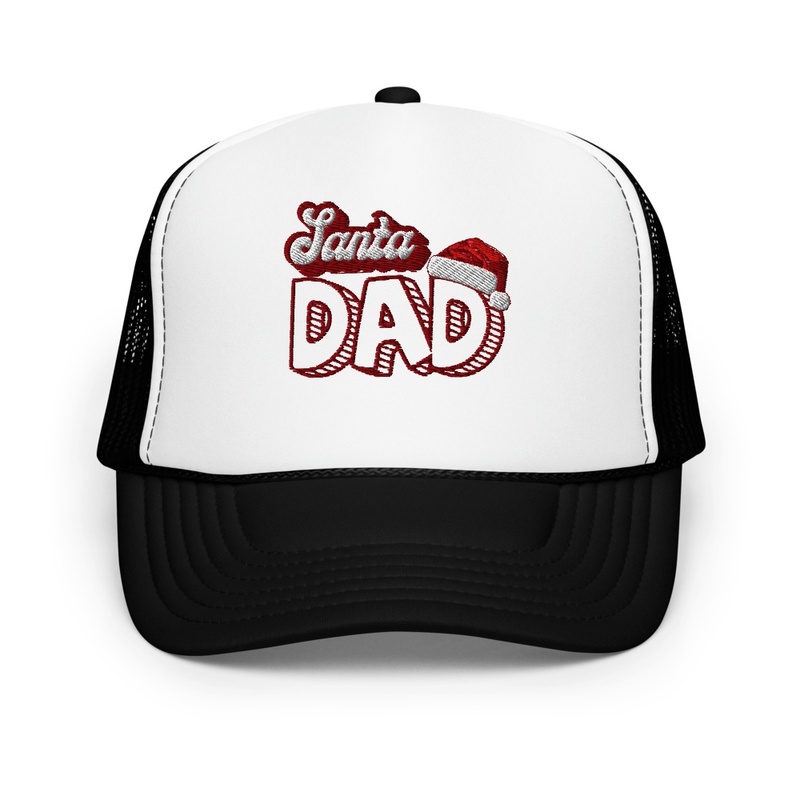 Christmas Santa Dad Foam Trucker Hat 