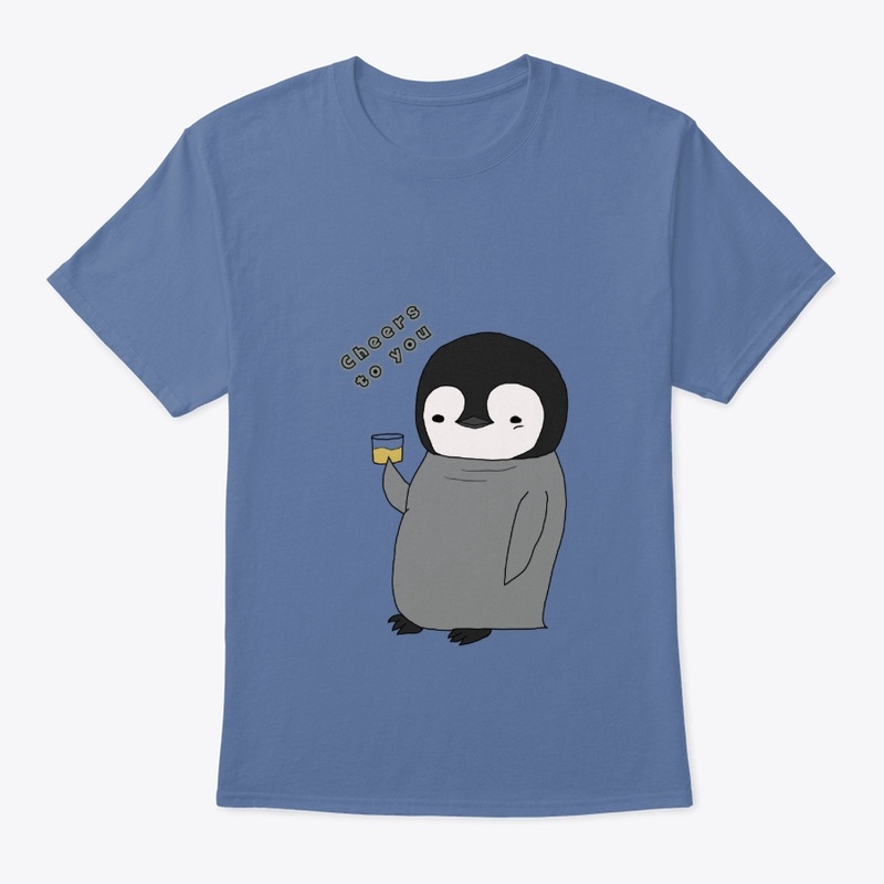 Cheers to You - Cute Baby Penguin Design