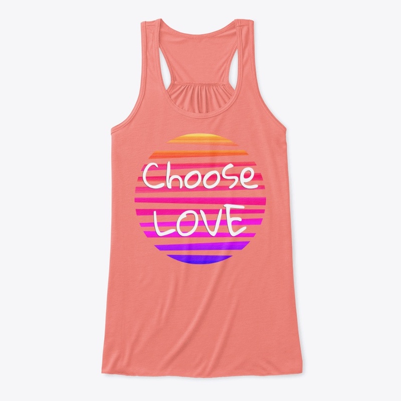 Choose Love Striped Sun Shirt