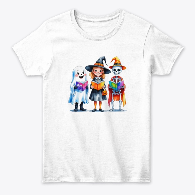 Ghost, Witch, and Skeleton Reading Books