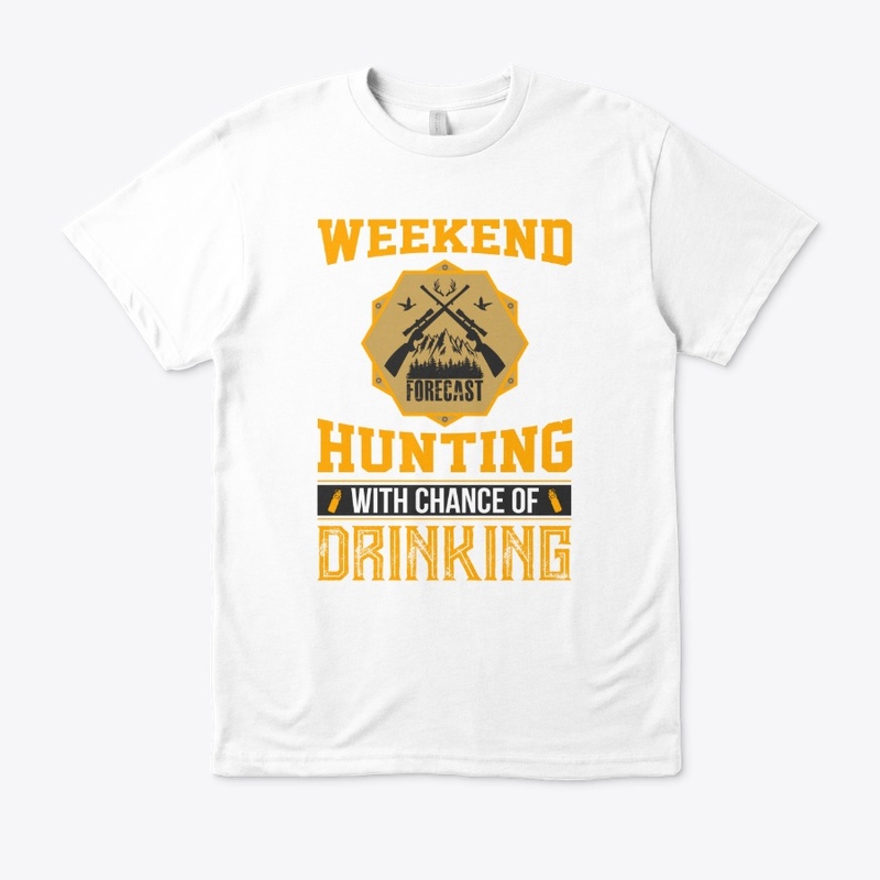 Weekend Hunting T Shirt Design