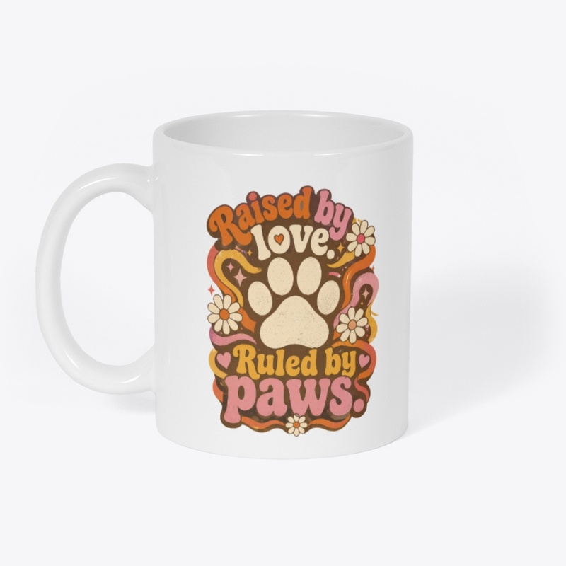 Raised By Love Dog Mom Clothing