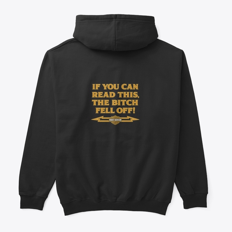 "If You Can Read This" Biker Back print 