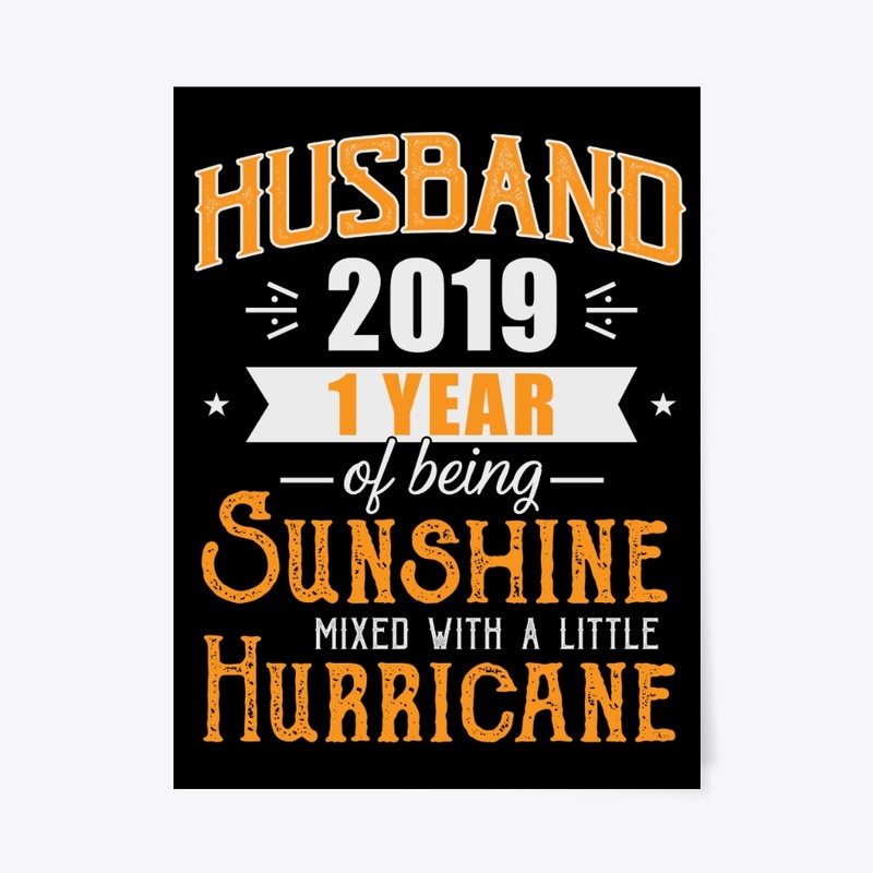 Husband 2019, 1st Wedding Anniversary