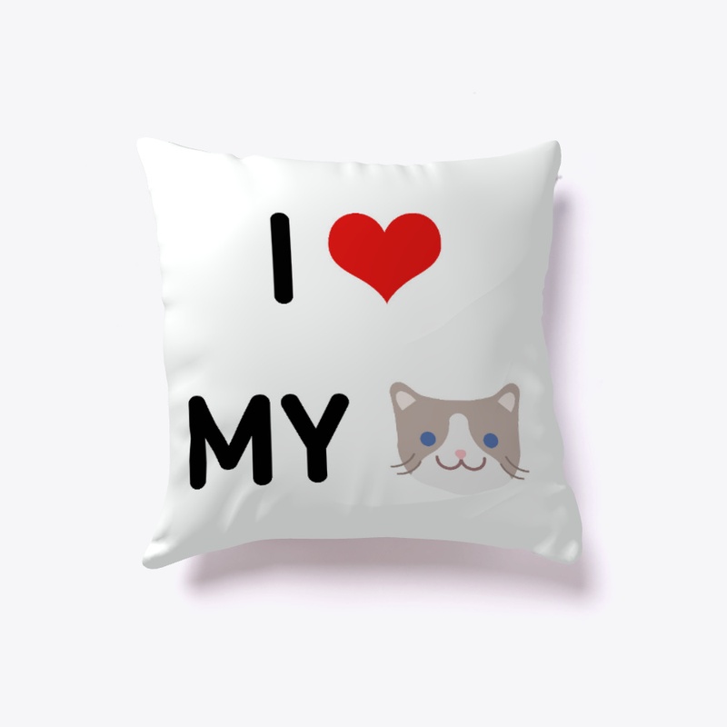 I Love My Ragdoll Pillow