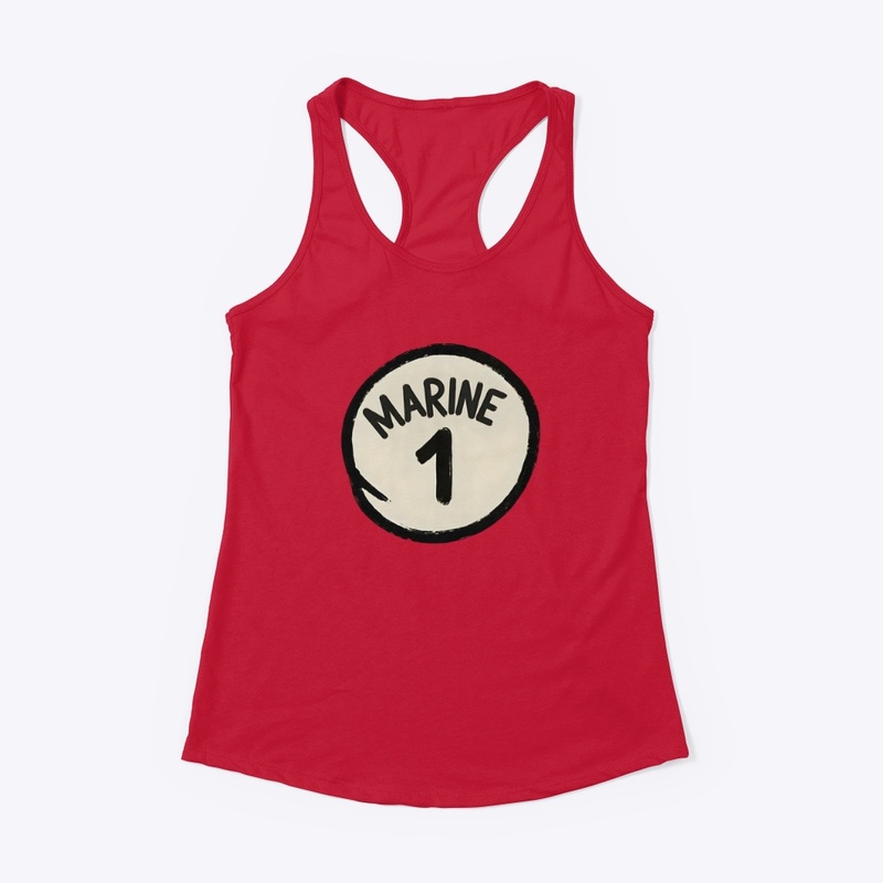 Marine 1 - Women's Racerback Tank - Women's Racerback Tank - Women's Racerback Tank - Women's Racerback Tank
