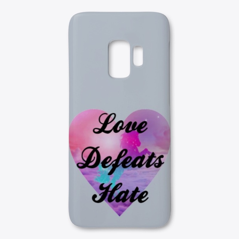 LOVE DEFEATS HATE