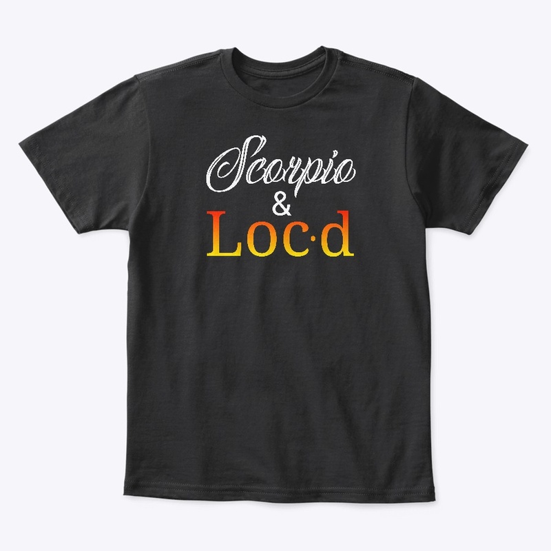 Scorpio & loc'd zodiac tee shirt
