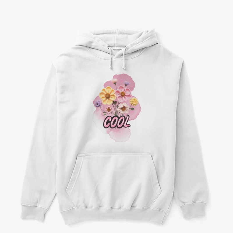 Cool Crochet Floral Watercolor Art