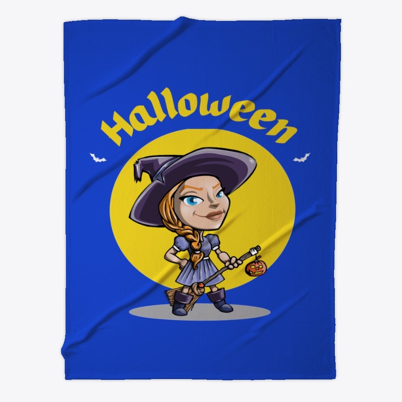 Happy Halloween - Young witch