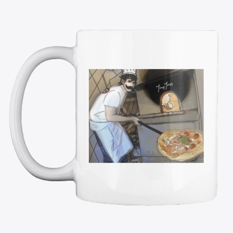 Makin pizzas
