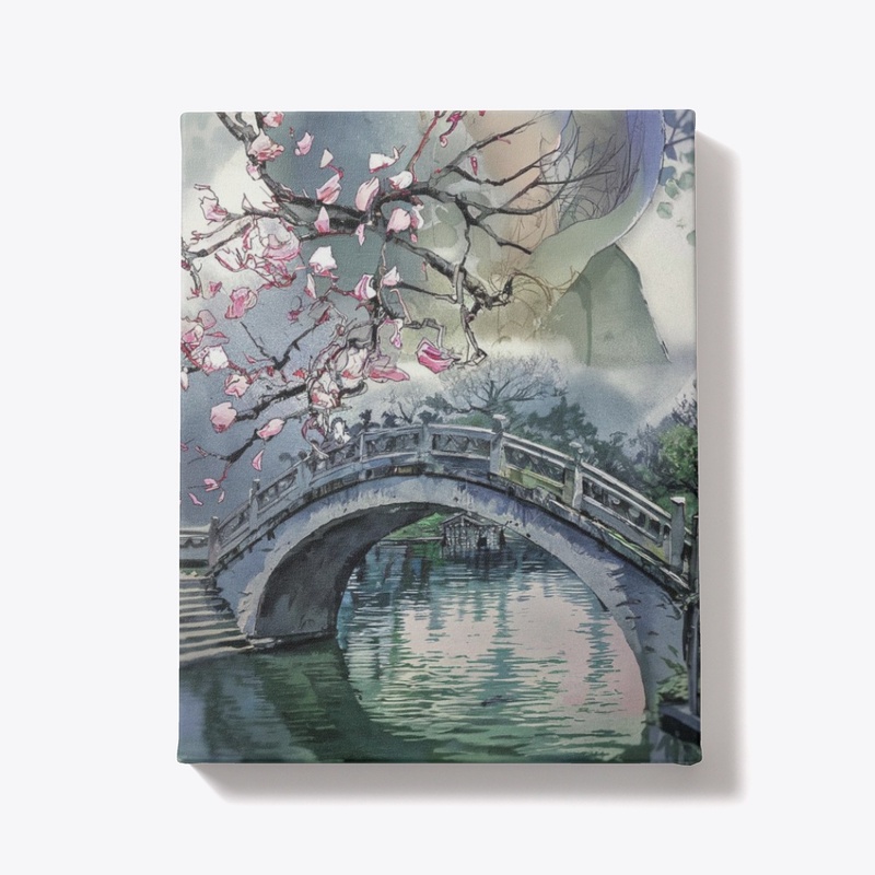Abstract Watercolor Landscape