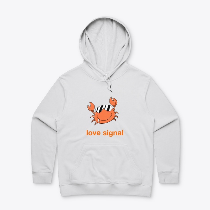 funny crab  love signal