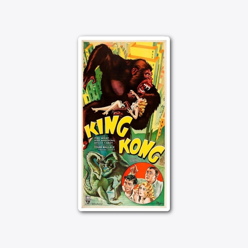 King Kong Novel Cover Sticker