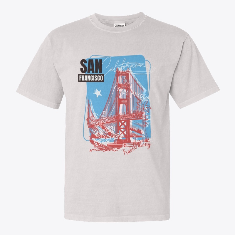 Stylish San Francisco Graphic Streetwear