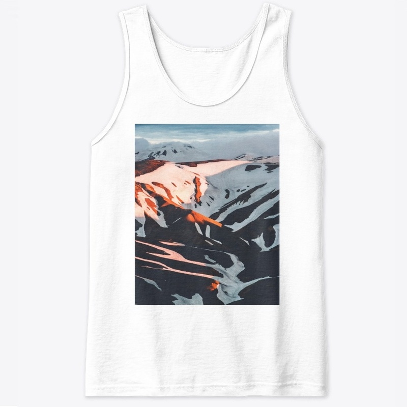 Iceland Snow Capped Mountain