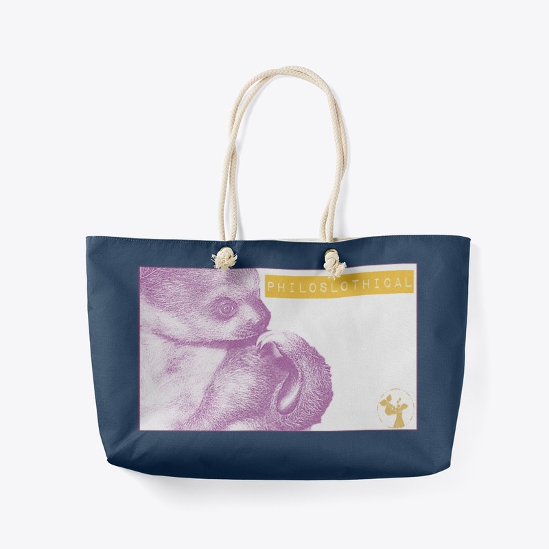 philoslothical sloth tote