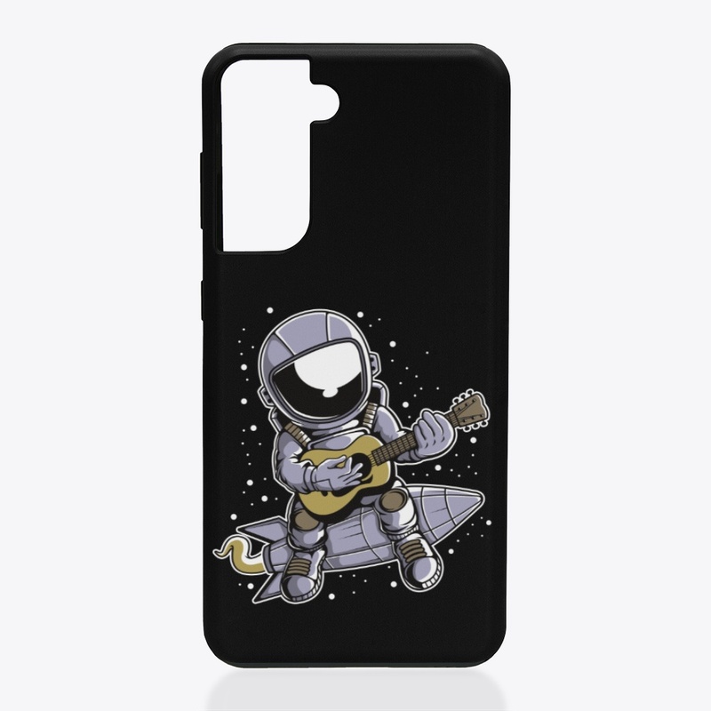 Astronaut Guitar Rocket