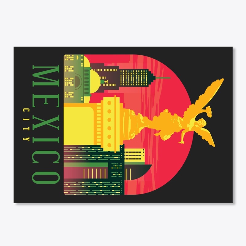 Mexico Skyline Mexico City Souvenir Gift
