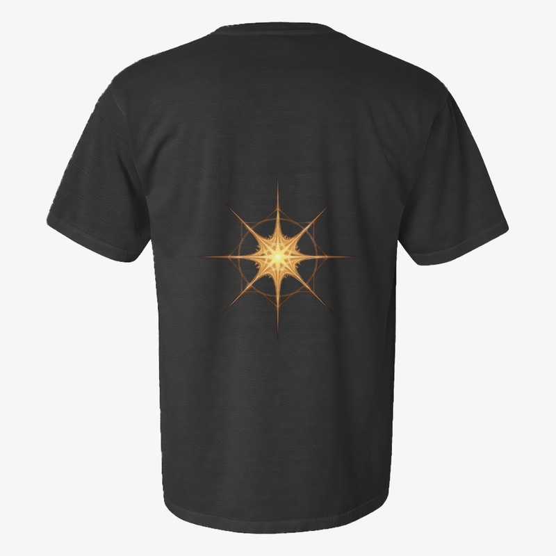 Golden Sacred Geometry Star