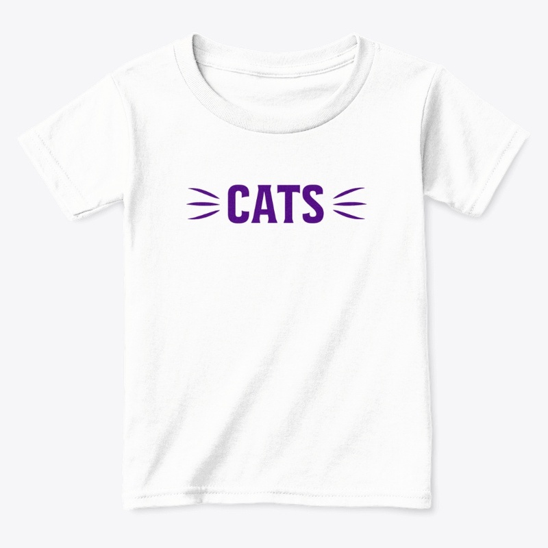 CATS Purple Toddler Tee