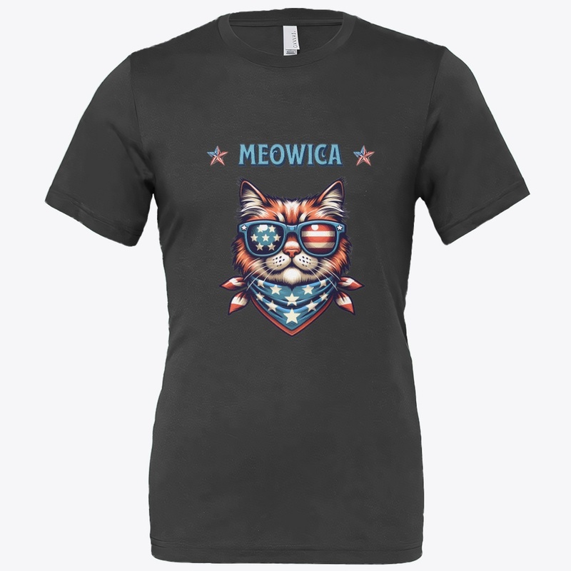 Stars Stripes Feline: Proud American Cat