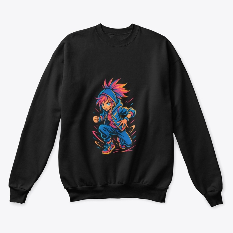 Futuristic Anime Warrior 