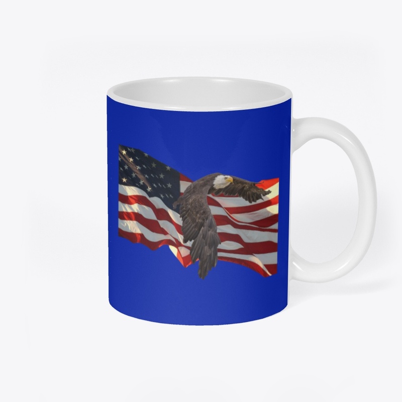 Eagle/Flag - Patriotic and Proud