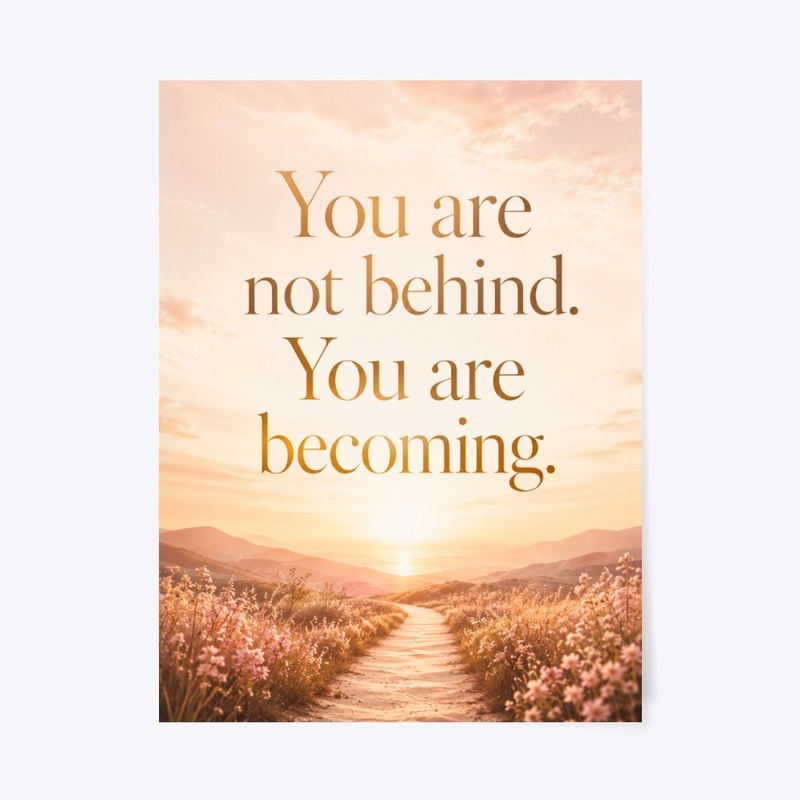 You Are Becoming Sunrise Print