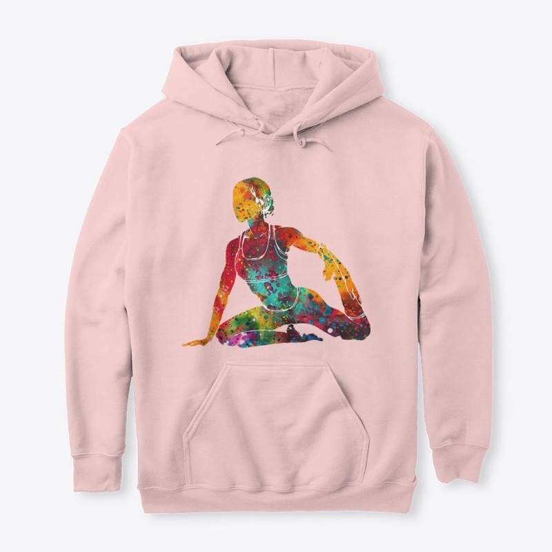 Yoga Art Pose – Classic Pullover Hoodie	