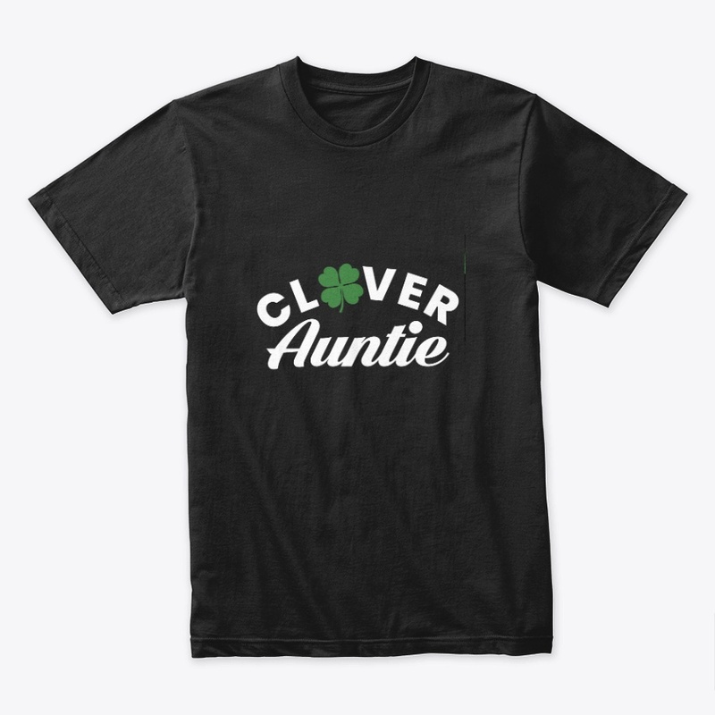 Clover Auntie Black Merch