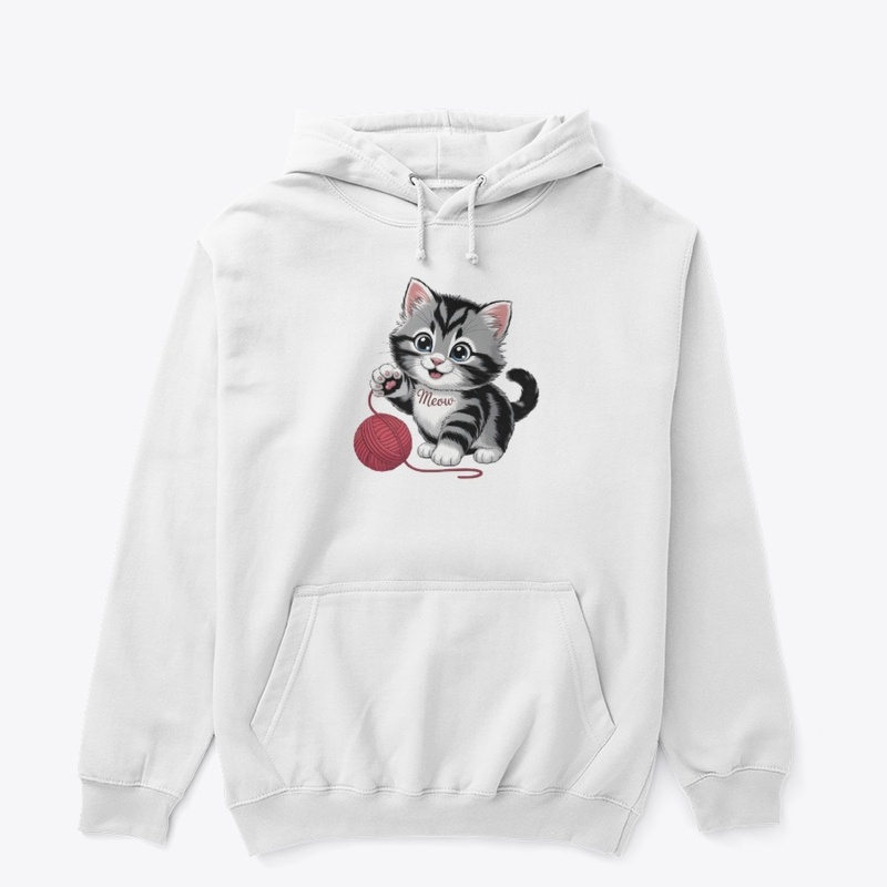 Cat cartoon illustration T-shirt design