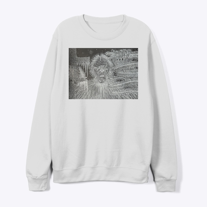Snarling Bigfoot in the Pines