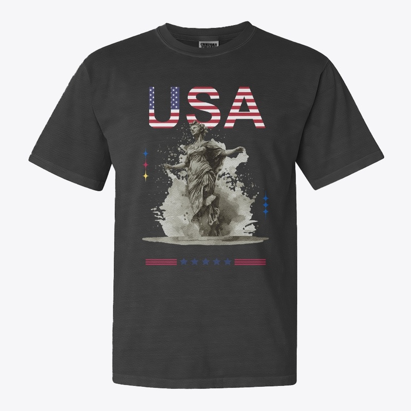 USA,symbol USA,T-shirt