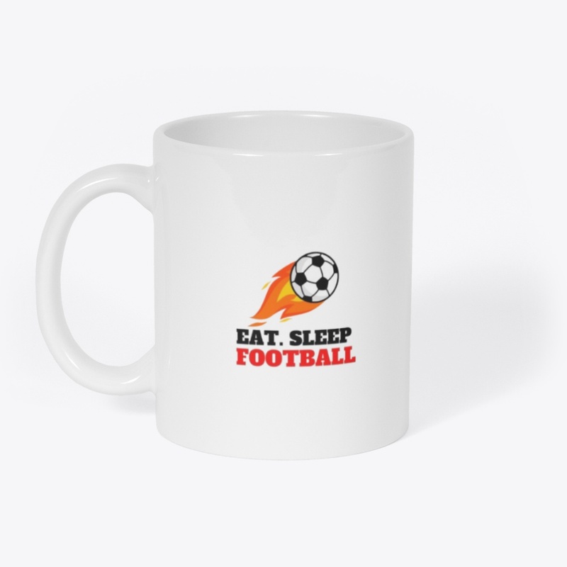 ⚽ Eat Sleep Football Daily Routine Shirt
