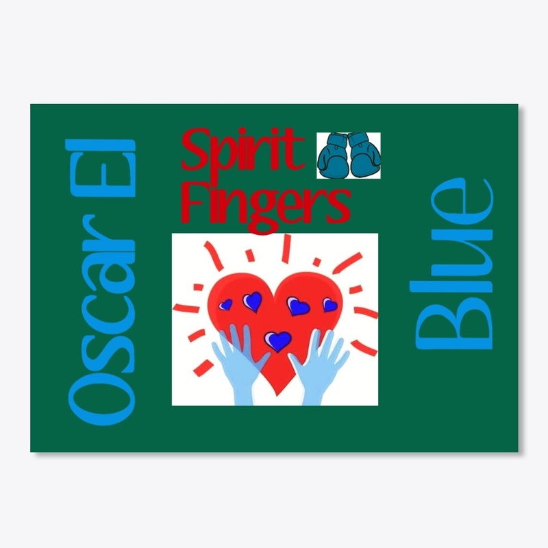 Spirit Fingers - Oscar El Blue-Sticker
