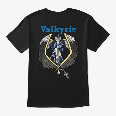 Valkyrie Black áo T-Shirt Back