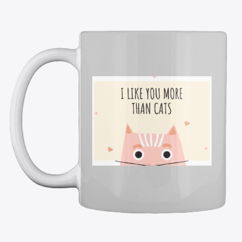 cat adorable design mug and mask